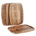 ACACIA WOOD CHEESE BOARD SET