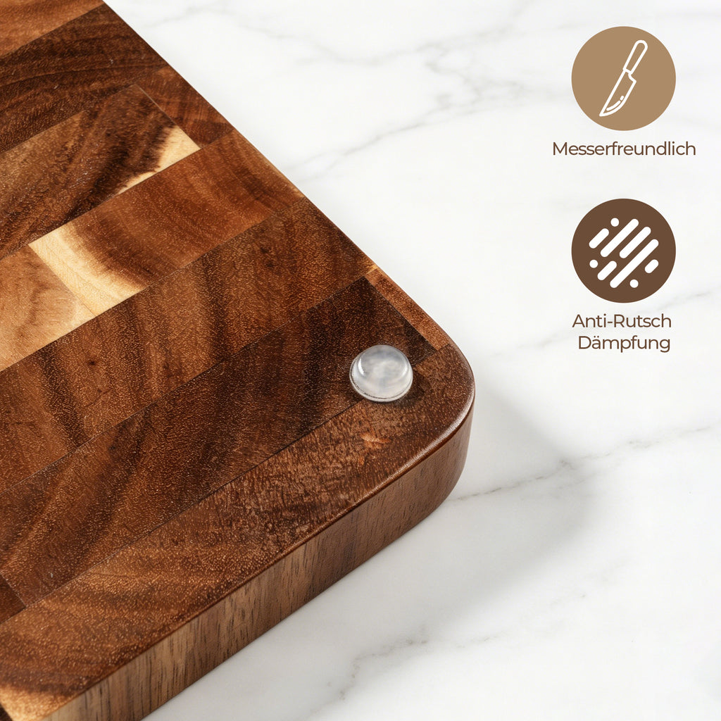 THICKENED DOUBLE SIDED ACACIA CUTTING BOARD