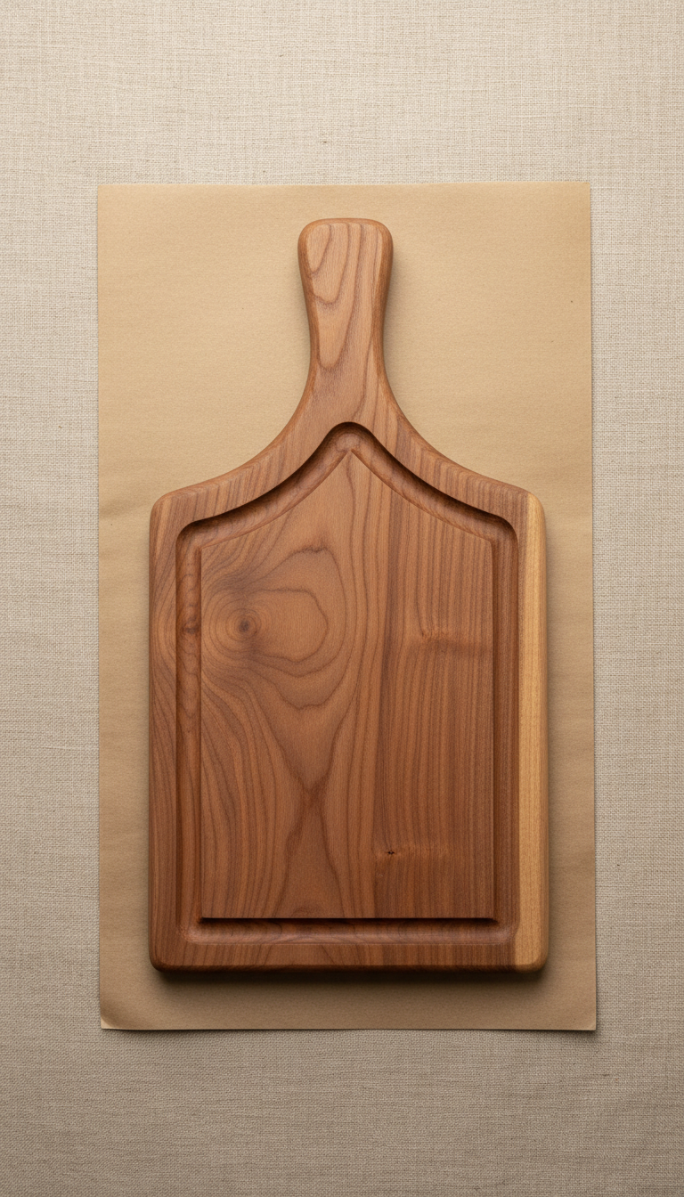 Cherry Wood Paddle Serving Board
